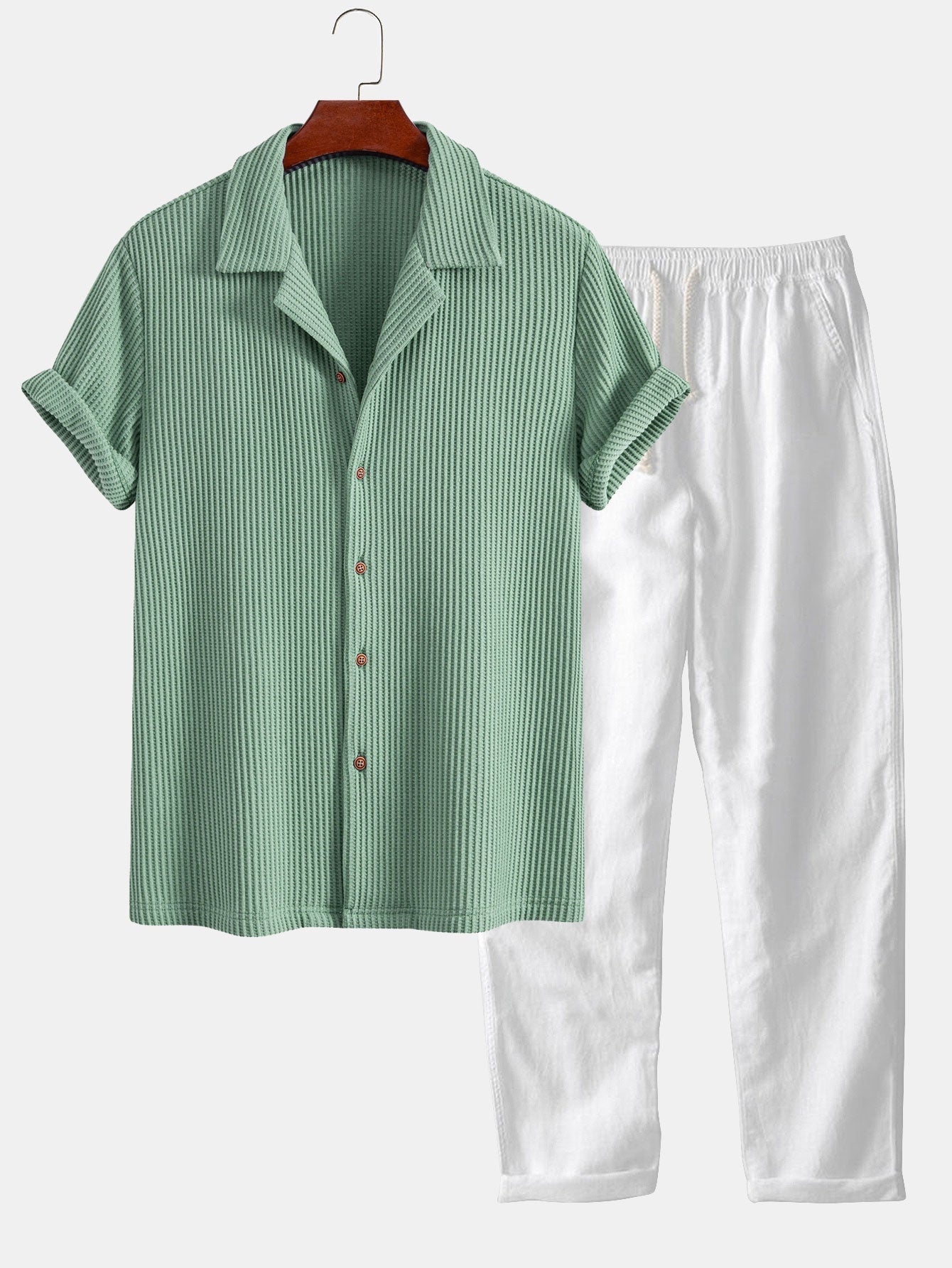 Lightgreen & White / S
