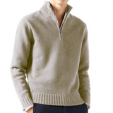 Lucio | Elegant half-zip sweater