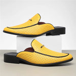 Capri Genuine Leather Slides