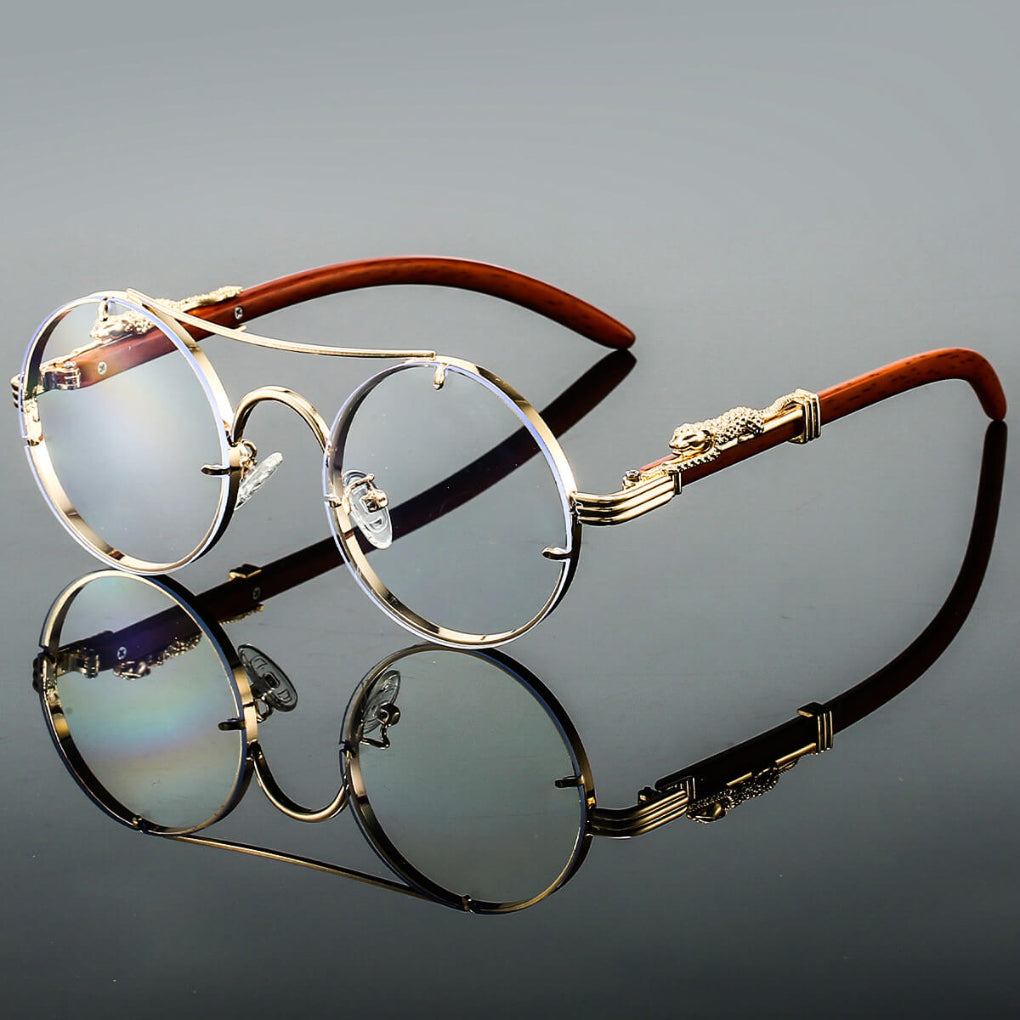 Cayden | Retro Oval Metal Sunglasses