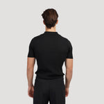 TEXTURED COTTON POLO FOR MEN