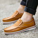 STITCHED SLIP-ON LOAFERS FOR MEN
