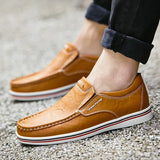 STITCHED SLIP-ON LOAFERS FOR MEN