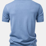 Twist Knit Polo & Slim Fit Tapered Trousers Set