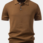 Basic Knit Polo & Knit Shorts Set