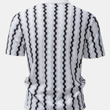 Plaid Jacquard Button Up Shirt