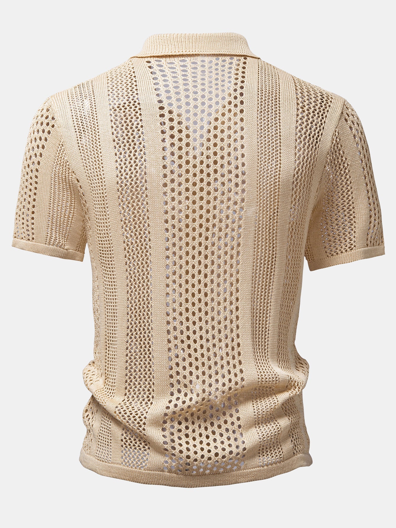 Crocheted Button Up Shirt