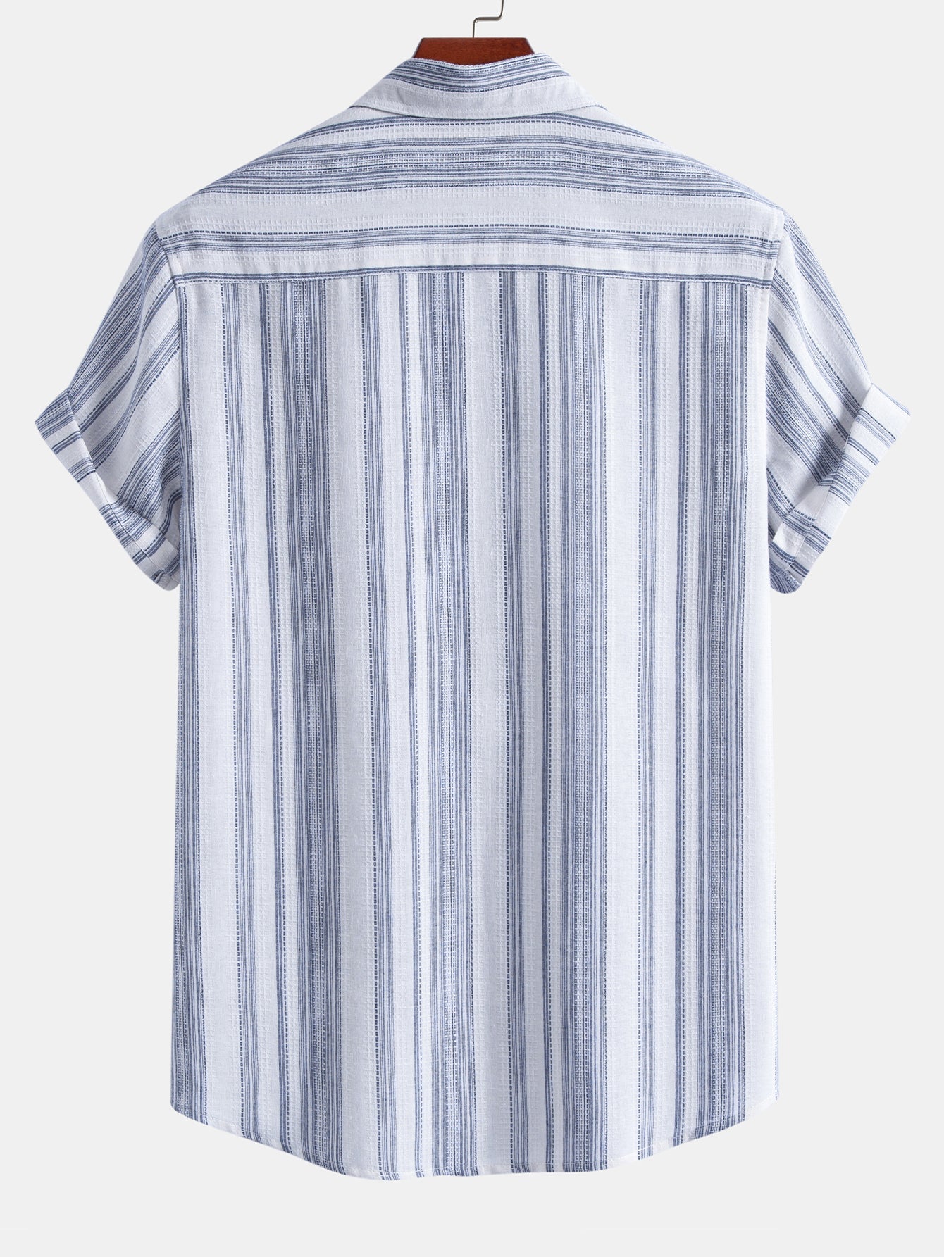 Stripe Linen Button Up Shirt