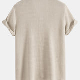 Waffle Textured Cuban Shirt