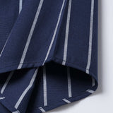 Long Sleeve Stripe Cotton Button Up Shirt