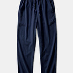 Island Sailing Print Shirt & Wrinkle Textured Straight Leg Pants Set