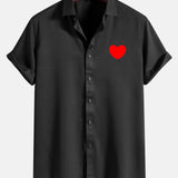 Red Heart Pattern Shirts