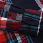 Flannel Plaid Button Up Shirt