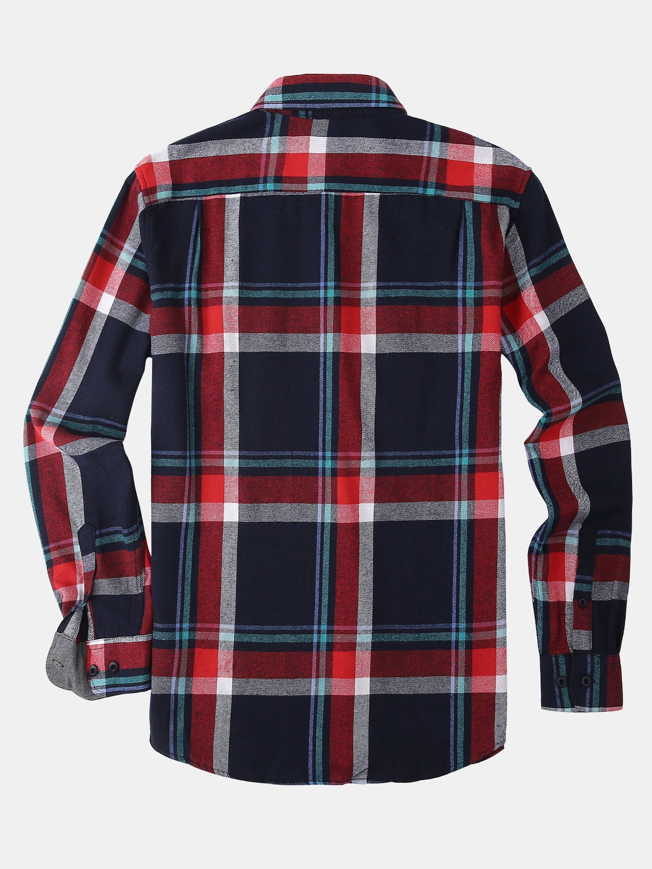 Flannel Plaid Button Up Shirt
