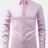 3 Pieces Long Sleeve Button Up Dress Shirt