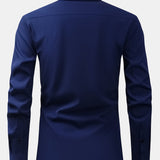 3 Pieces Long Sleeve Button Up Dress Shirt