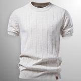 RIBBED SWEATER TEE FOR MEN