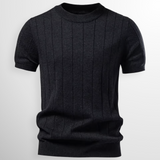 RIBBED SWEATER TEE FOR MEN