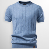 RIBBED SWEATER TEE FOR MEN