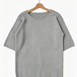 TEXTURED KNIT PULLOVER FOR MEN