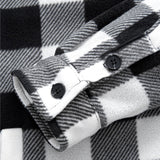 Flannel Fleece Lined Zip Up Hooded Shirt