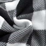 Flannel Fleece Lined Zip Up Hooded Shirt