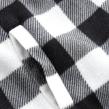 Flannel Fleece Lined Zip Up Hooded Shirt