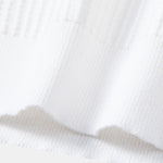Contrast Stripe Trim Waffle Knit Polo & Slim Fit Tapered Trousers Set