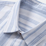Stripe Linen Shirt & Straight Leg Linen Pants Set