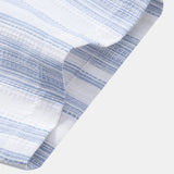 Stripe Linen Shirt & Straight Leg Linen Pants Set