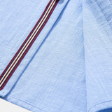 Short Sleeve Linen Shirt & Linen Blend Drawstring 7" Shorts Set