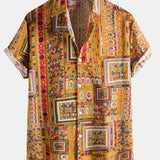Ethnic Print Cotton Shirts