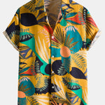 Tropical Plants Cotton Shirts