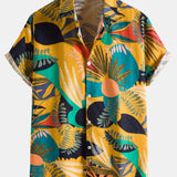 Tropical Plants Cotton Shirts