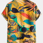 Tropical Plants Cotton Shirts