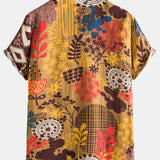 Vintage Pattern Cotton Shirts