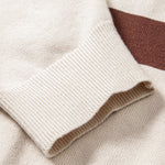 Long Sleeve Stripe Knit Polo Shirt & Slim Fit Tapered Trousers Set
