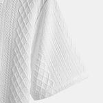 Geometric Diamond Jacquard Polo & Shorts Set
