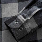 Flannel Fleece Lined Hooded Shirt