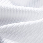 Contrast Ribbed Shirt & Straight Leg Ribbed Pants Set