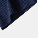 Contrast Ribbed Shirt & Straight Leg Ribbed Pants Set