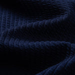 Contrast Ribbed Shirt & Straight Leg Ribbed Pants Set