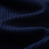 Contrast Ribbed Shirt & Straight Leg Ribbed Pants Set