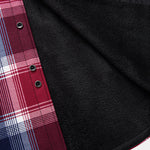 Fleece Lined Flannel Hooded Shirt