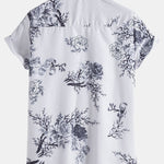 Flower and Bird Painting Shirts