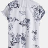Flower and Bird Painting Shirts