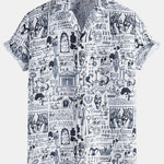Funny Pattern Lapel Shirts