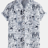 Funny Pattern Lapel Shirts