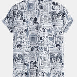 Funny Pattern Lapel Shirts