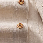 Linen Textured Hooded Shirt